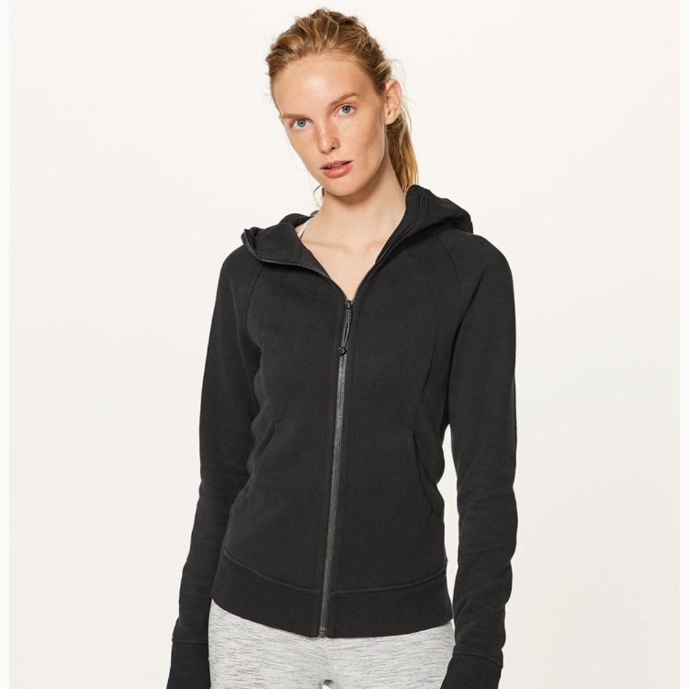 Lululemon black scuba hoodie size 2